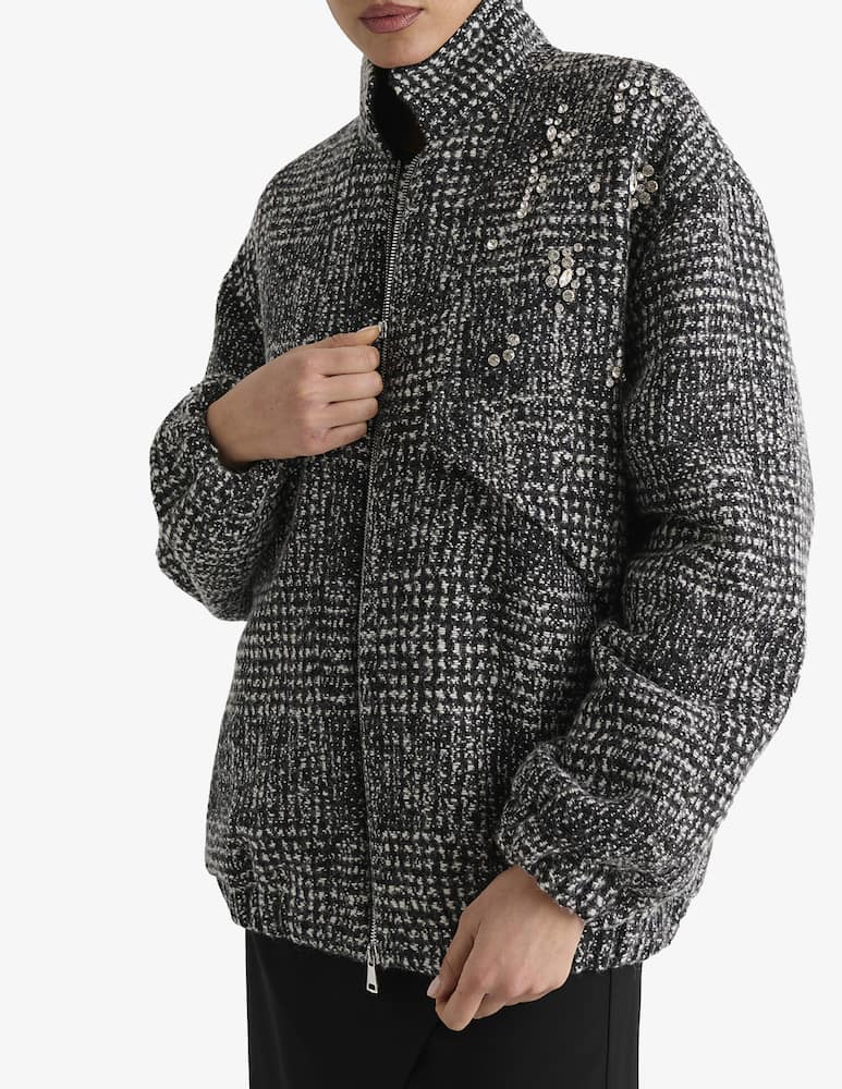 Manila Grace Embroidered bomber jacket - picture 1 Manila Grace Embroidered bomber jacket - picture 1