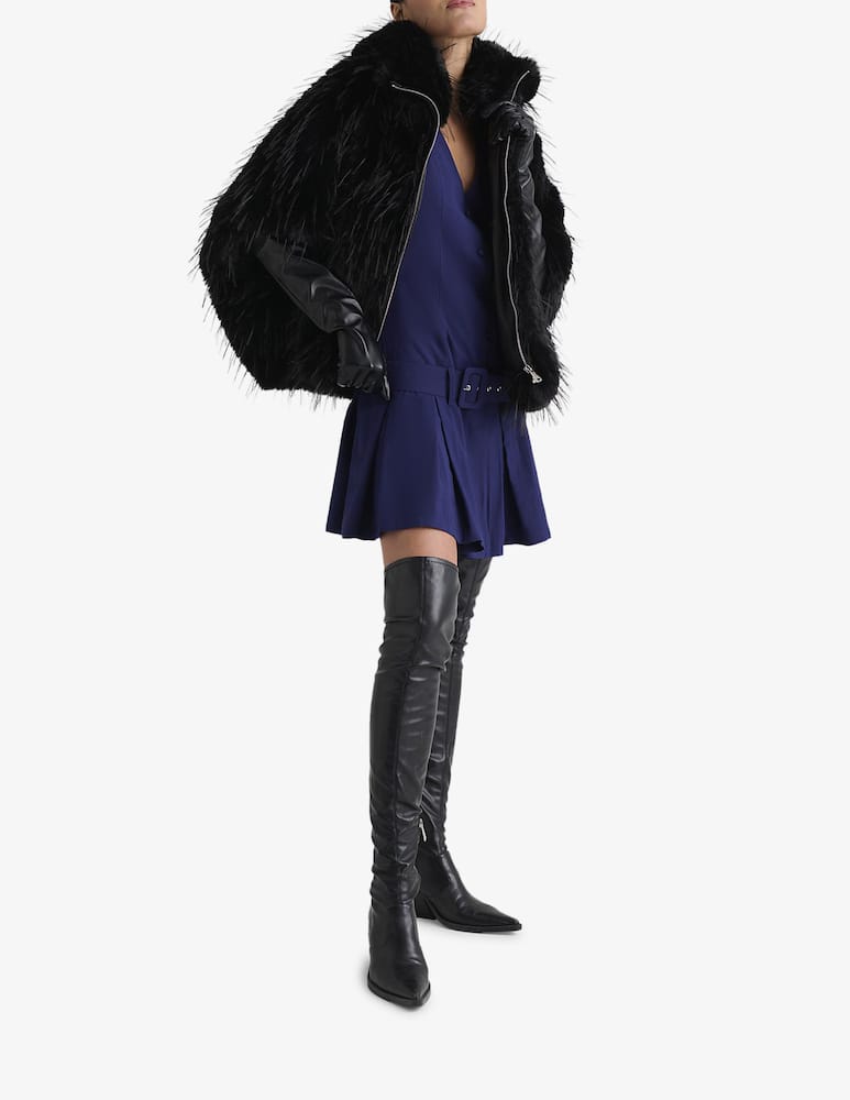 Manila Grace Faux fur jacket - picture 2 Manila Grace Faux fur jacket - picture 2