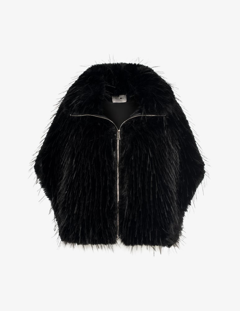 Manila Grace Faux fur jacket - picture 4 Manila Grace Faux fur jacket - picture 4