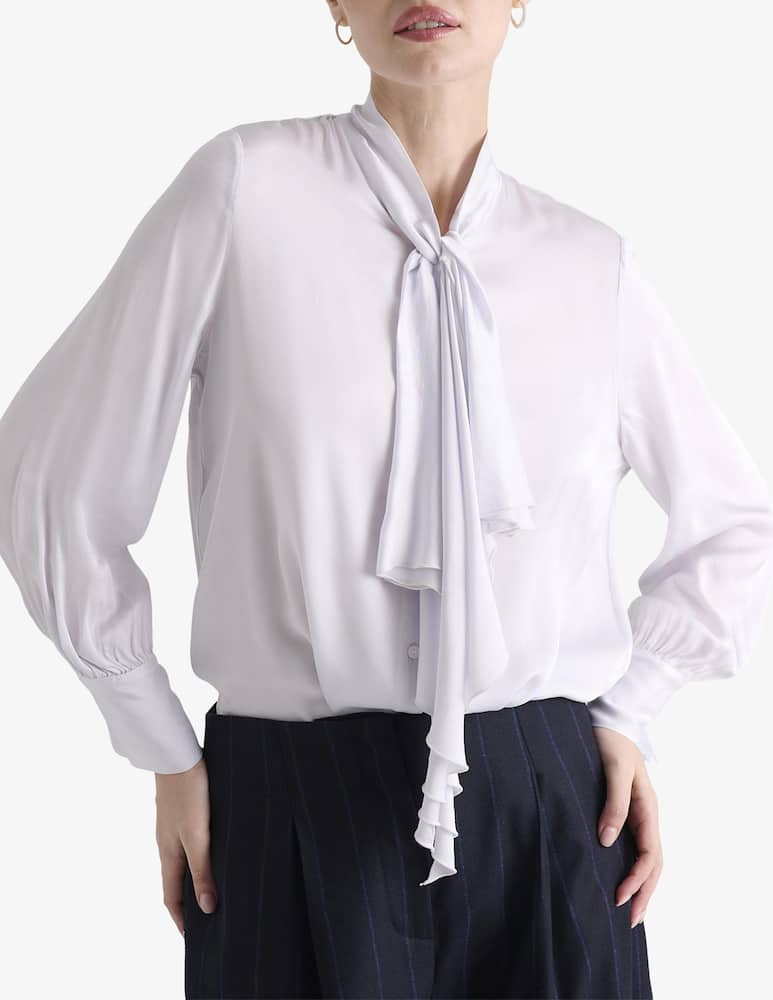 Manila Grace Camicia con rouches - immagine 1 Manila Grace Camicia con rouches - immagine 1