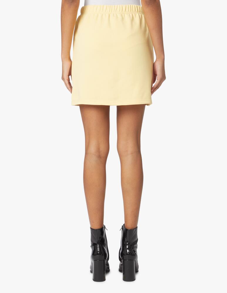 rinascente Chiara Ferragni Vestito mini felpa con logo - giallo