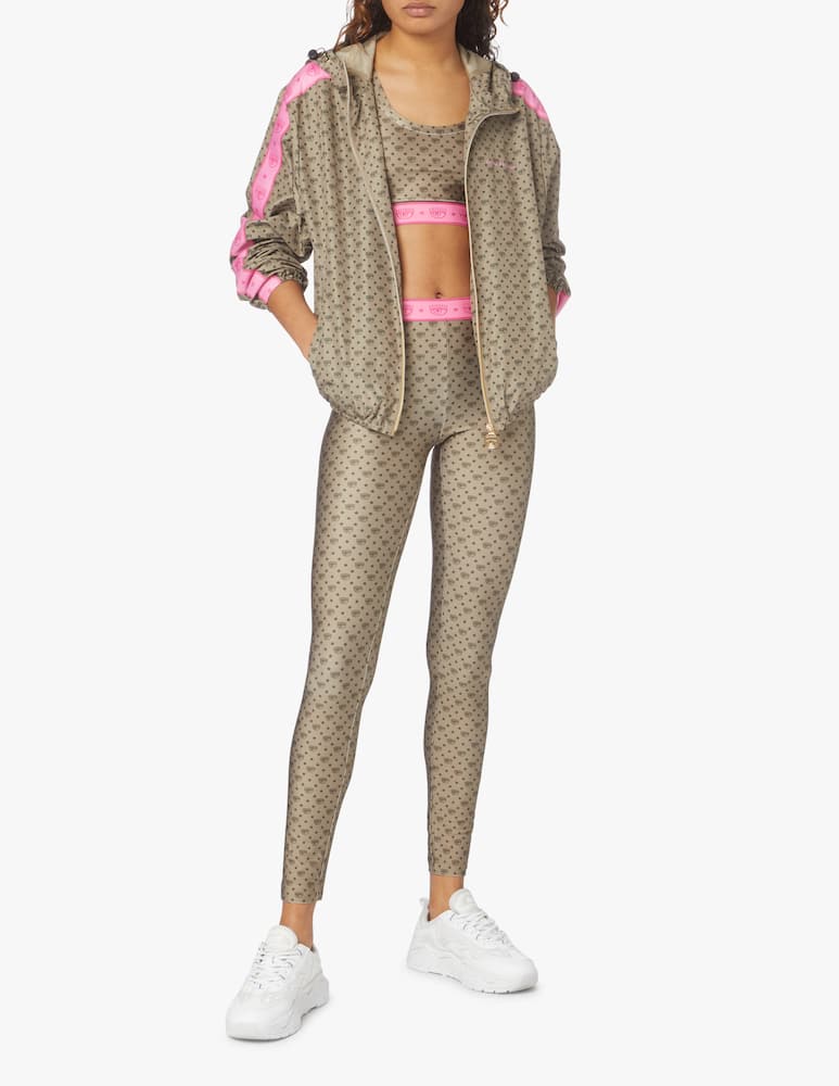 rinascente Chiara Ferragni Giacca vento monogramma - oro