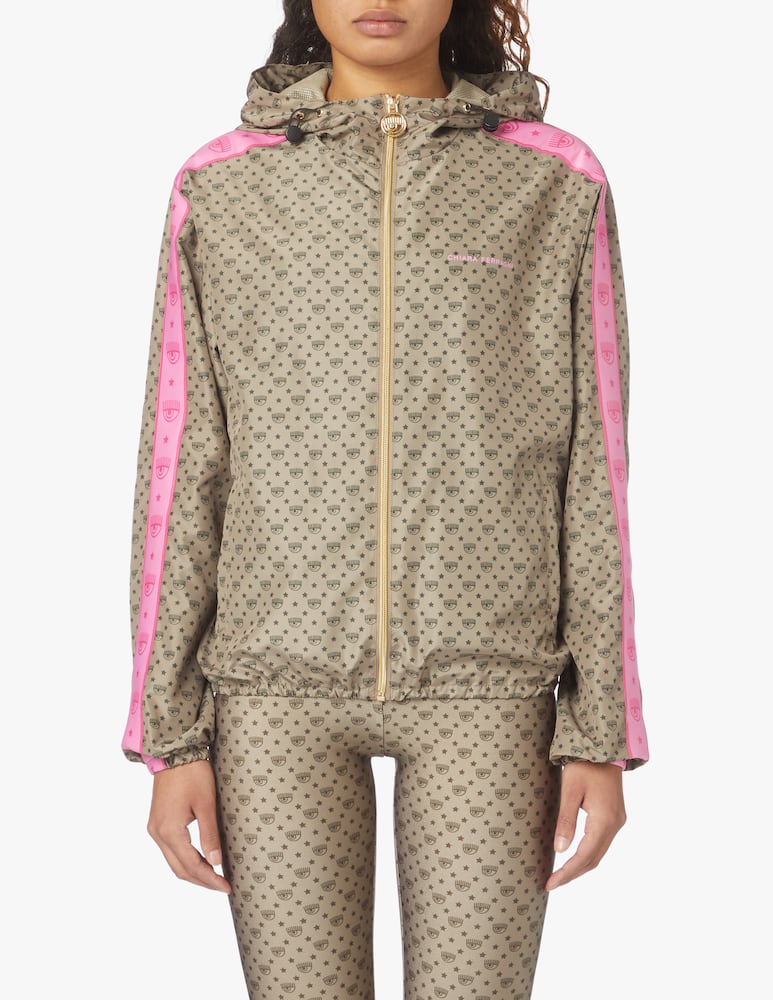 rinascente Chiara Ferragni Giacca vento monogramma - oro