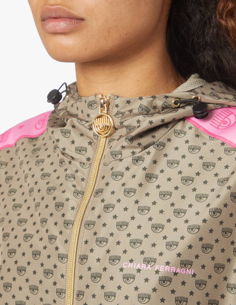 rinascente Chiara Ferragni Giacca vento monogramma - oro