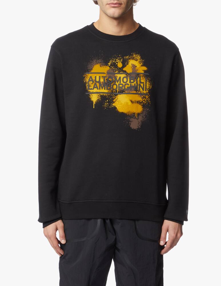 rinascente Lamborghini Felpa lettering centrale drip