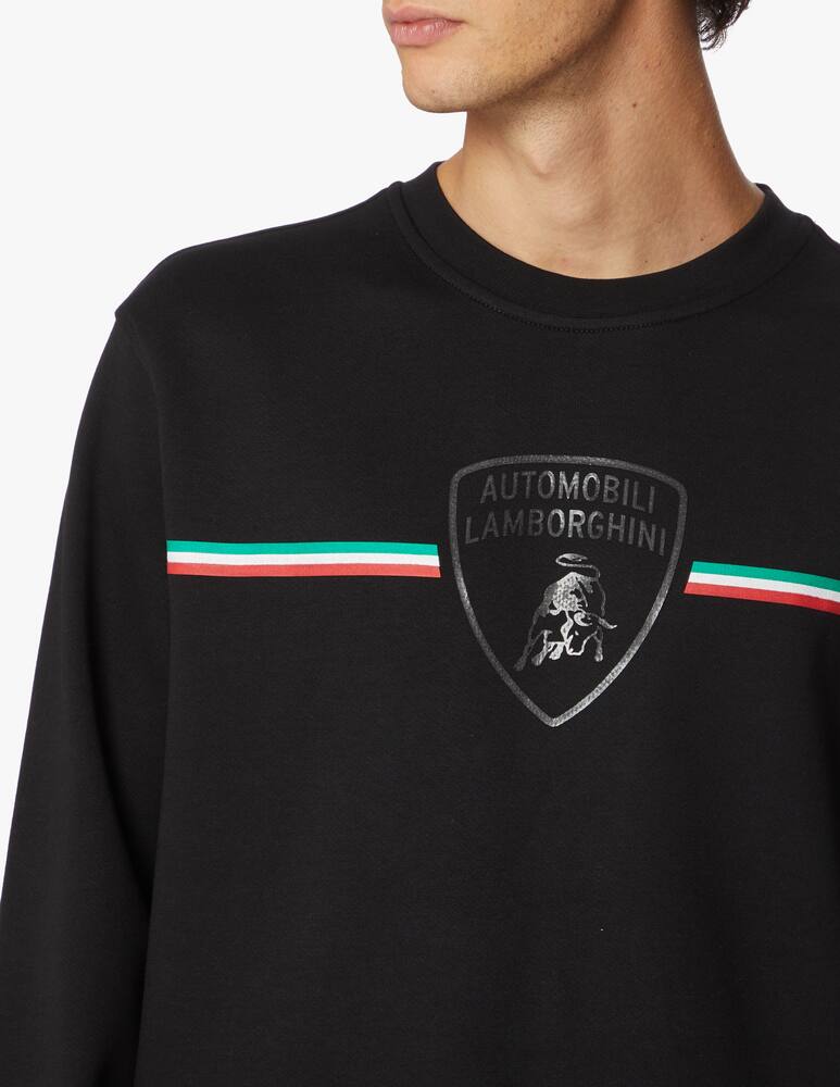 rinascente Lamborghini Felpa logo centrale tricolore