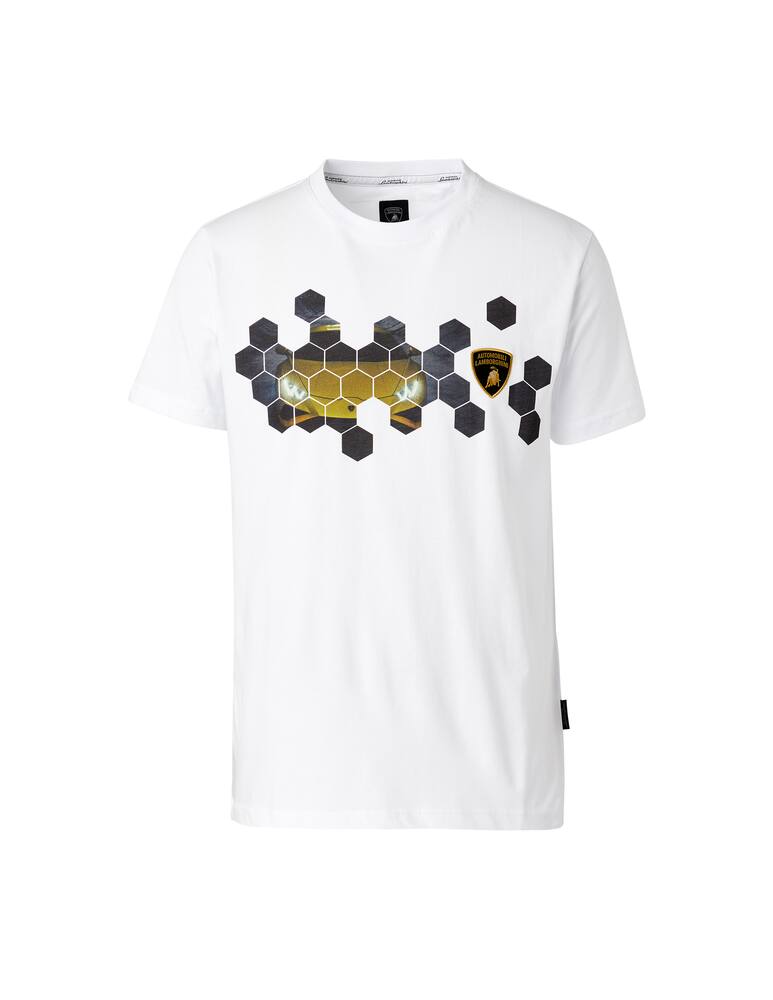 rinascente Lamborghini Print small logo t-shirt