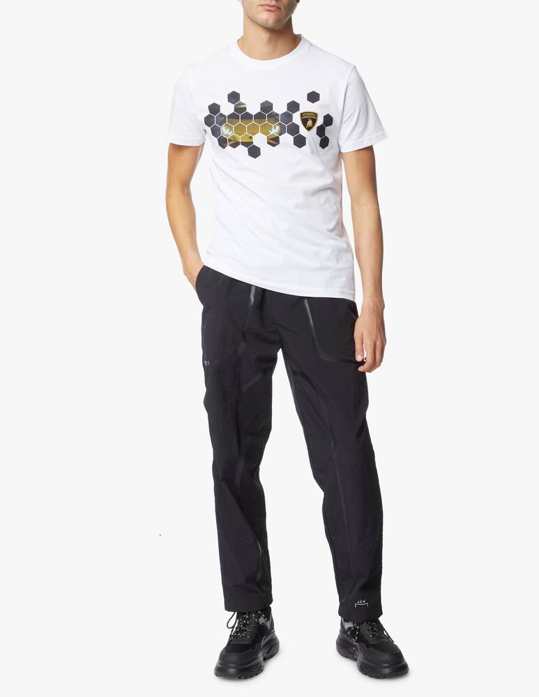 rinascente Lamborghini Print small logo t-shirt