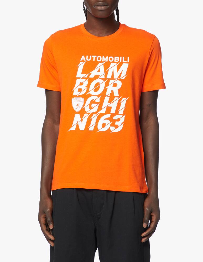 rinascente Lamborghini Big lettering recyc jersey t-shirt