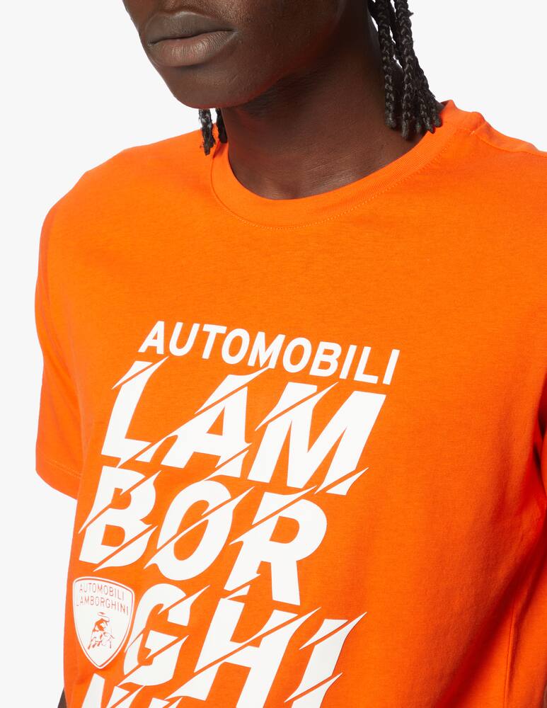 rinascente Lamborghini Big lettering recyc jersey t-shirt