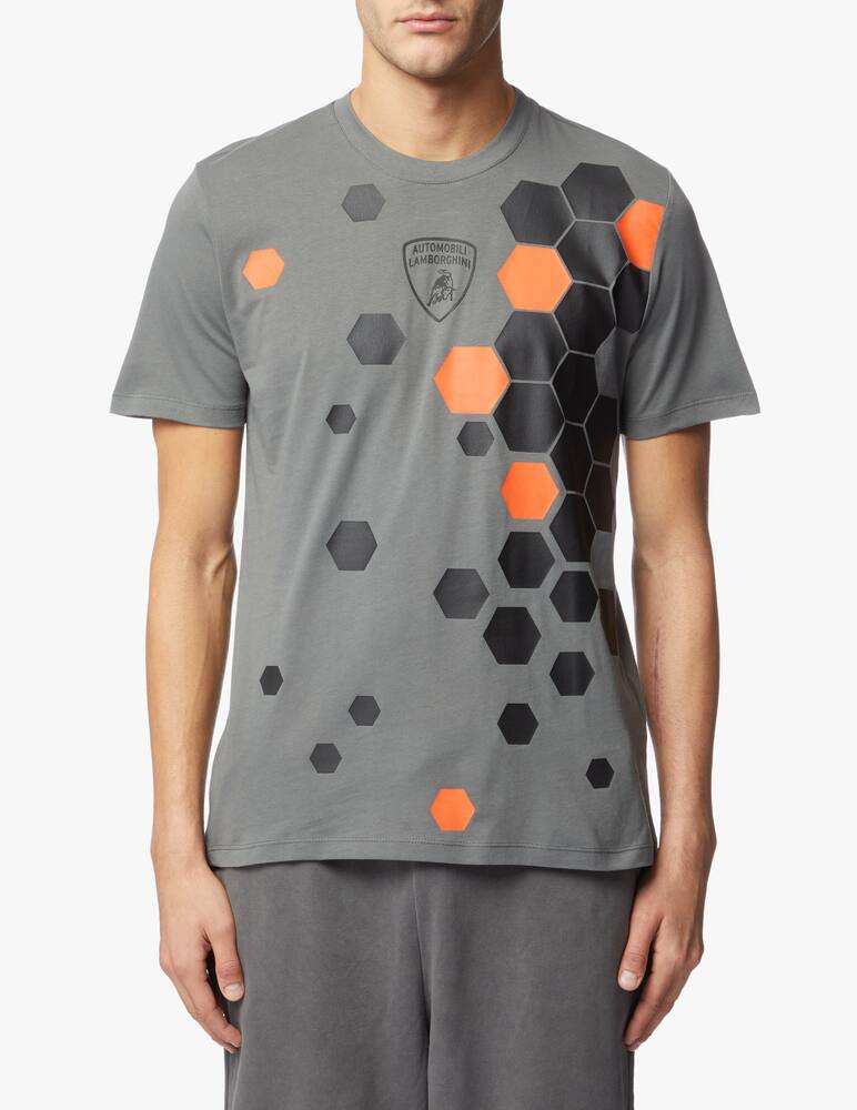 rinascente Lamborghini Maglietta girocollo esagoni jersey
