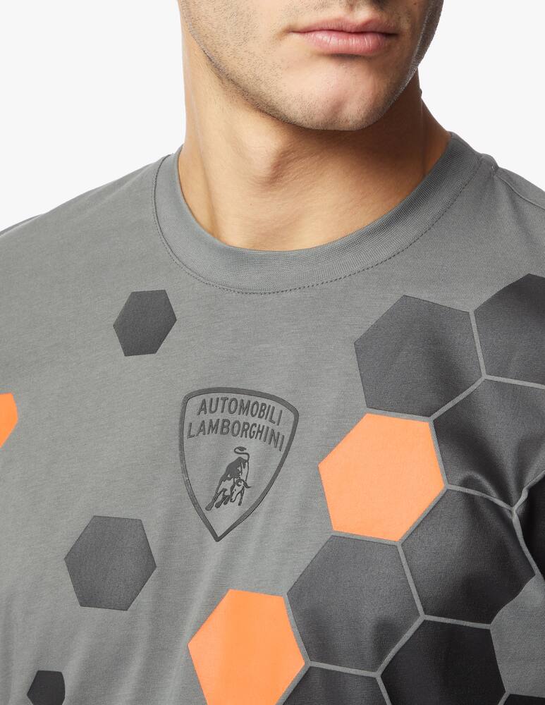 rinascente Lamborghini Maglietta girocollo esagoni jersey