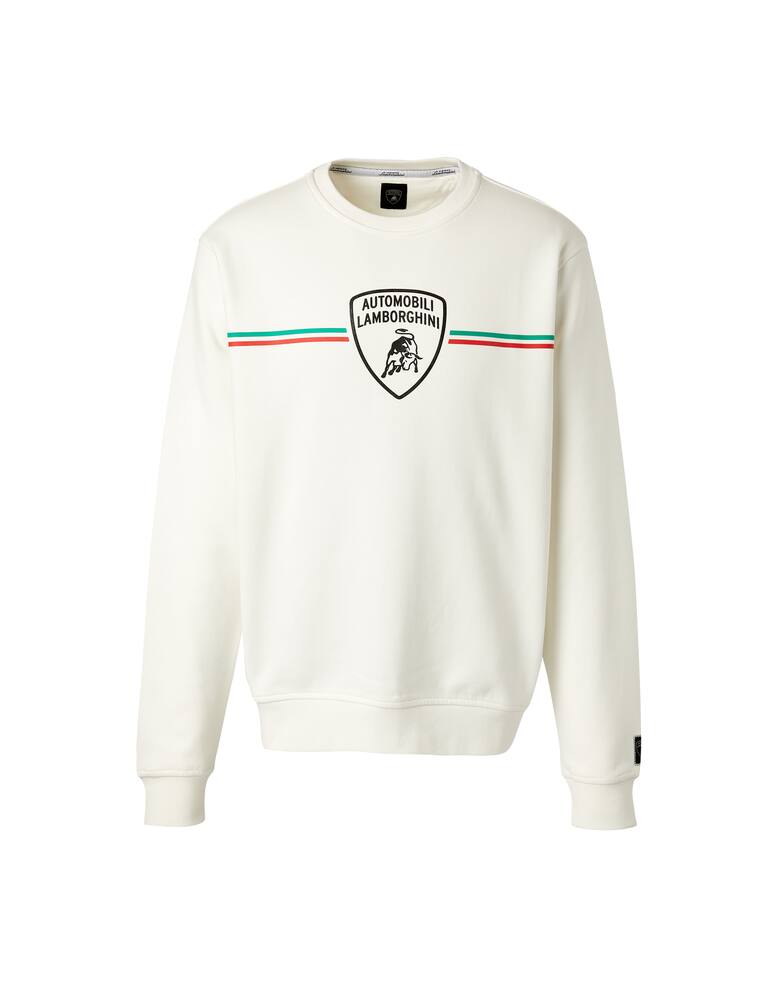 rinascente Lamborghini Felpa logo centrale tricolore