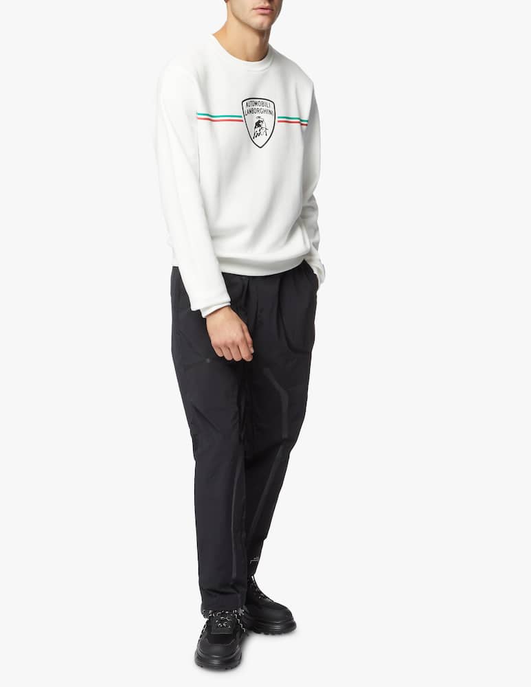 rinascente Lamborghini Felpa logo centrale tricolore