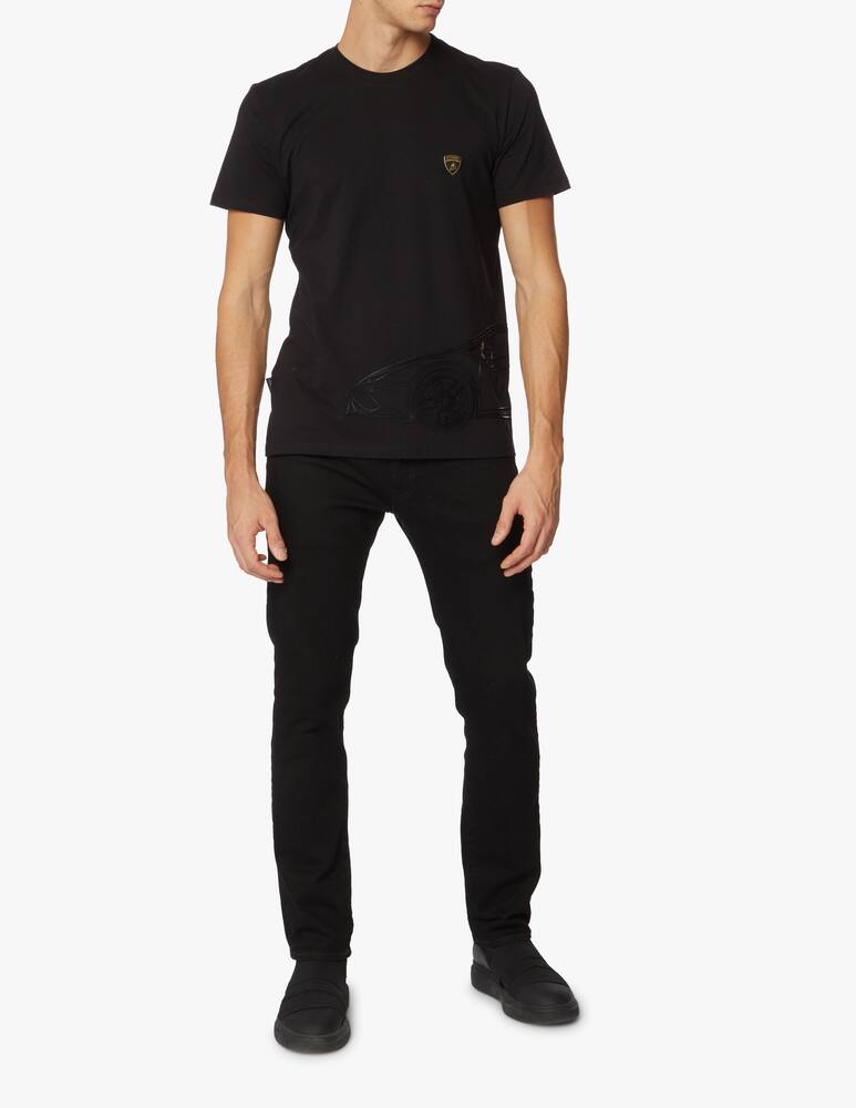 rinascente Lamborghini Maglietta girocollo loghino stampa auto