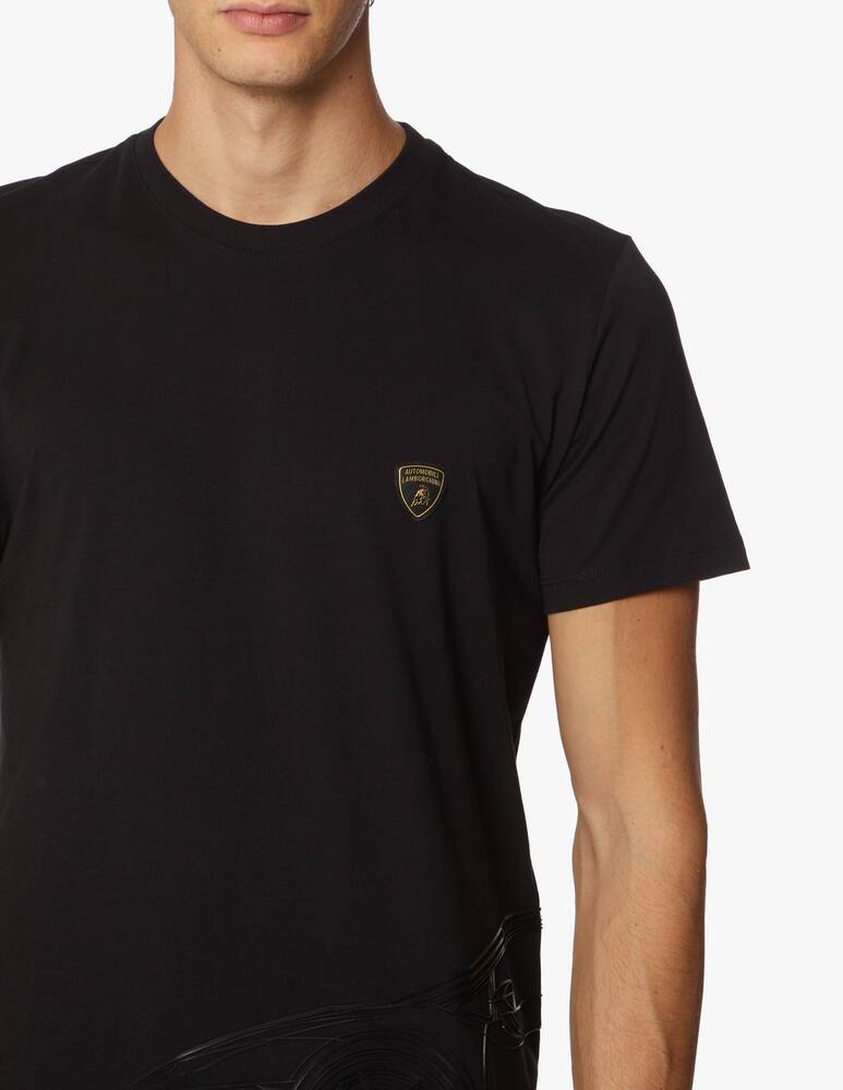 rinascente Lamborghini Maglietta girocollo loghino stampa auto