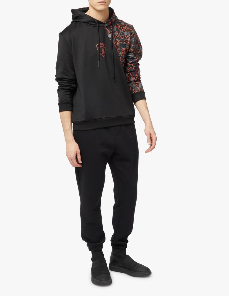 rinascente Lamborghini Felpa cappuccio logo manica camo