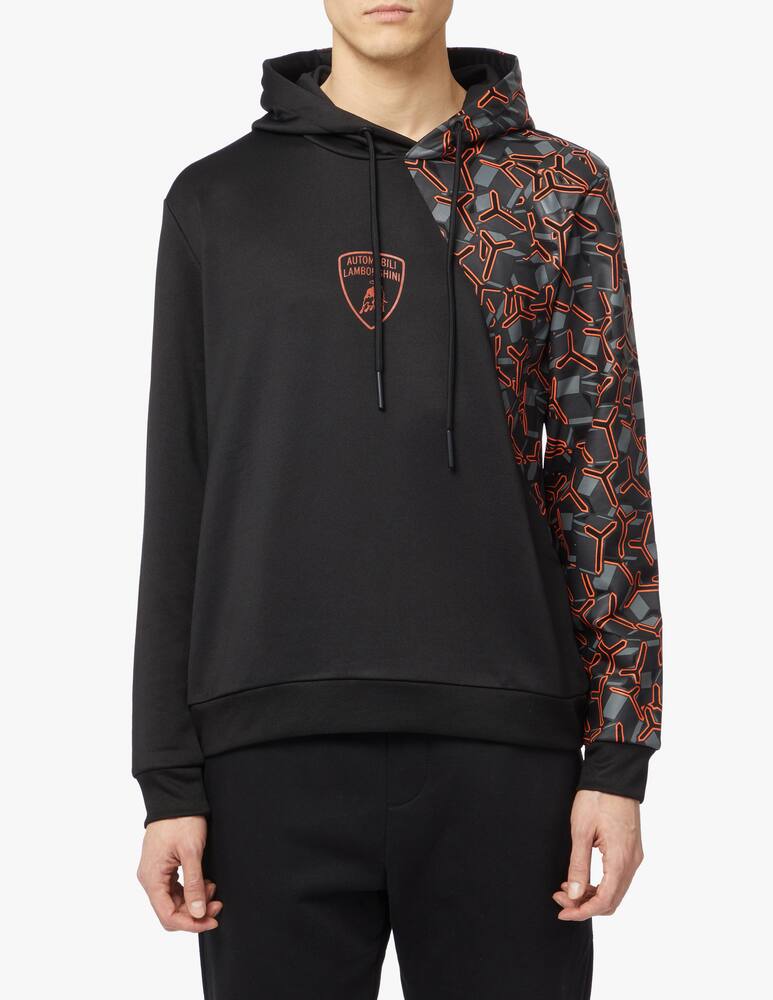 rinascente Lamborghini Felpa cappuccio logo manica camo