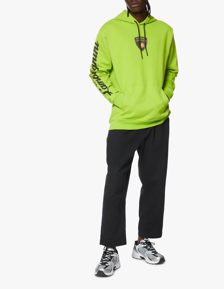 rinascente Lamborghini Felpa logo centrale lettering manica