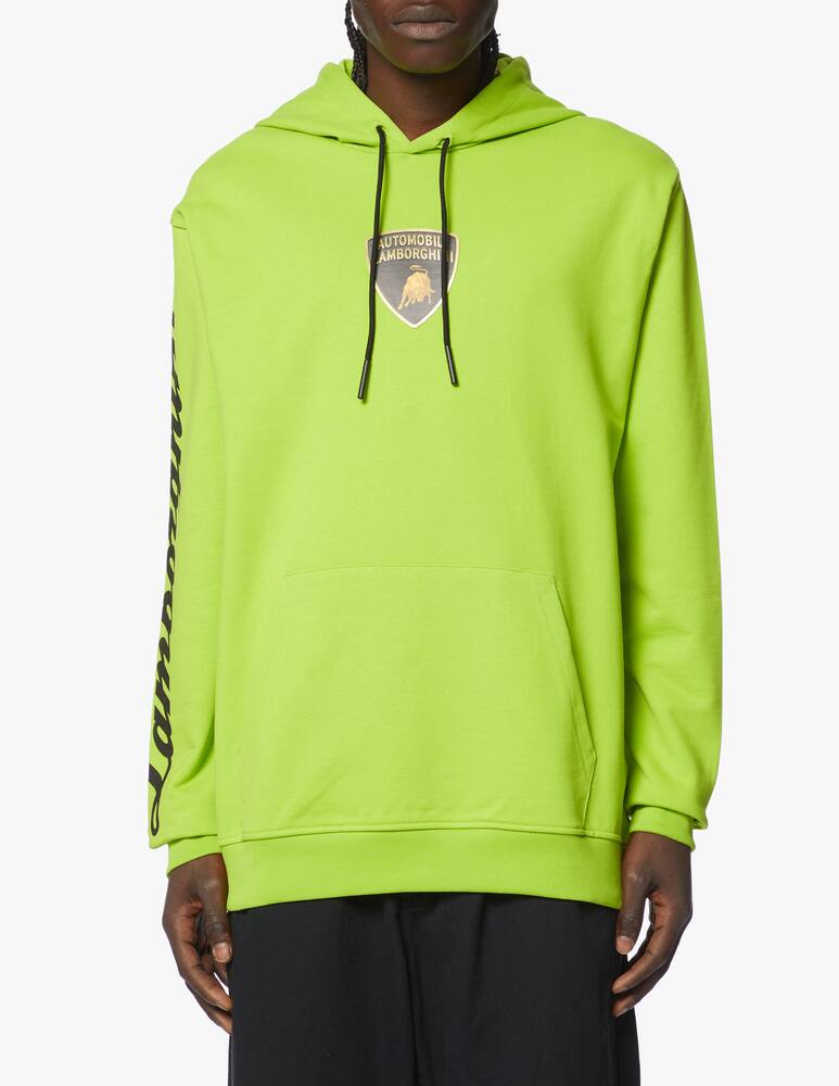 rinascente Lamborghini Felpa logo centrale lettering manica