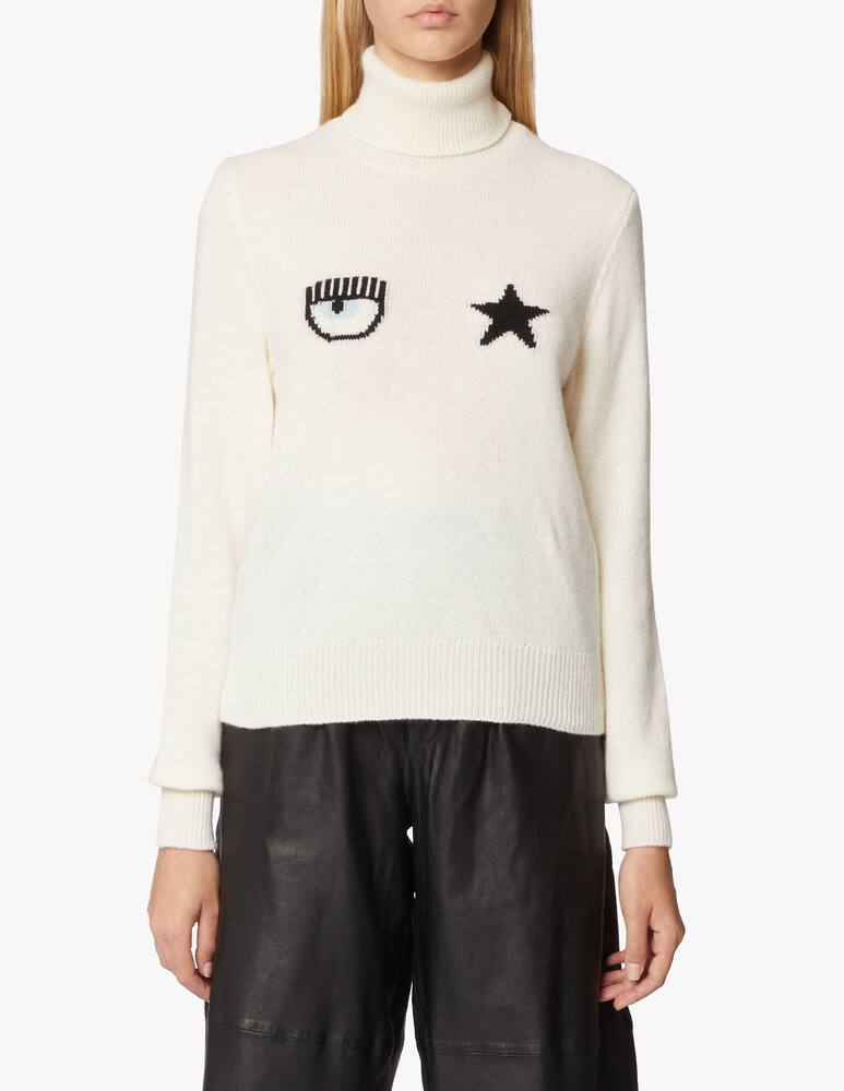 rinascente Chiara Ferragni Eye-star turtle neck