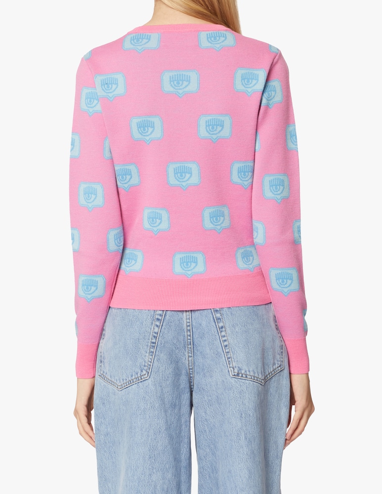 rinascente Chiara Ferragni Eyelike jumper