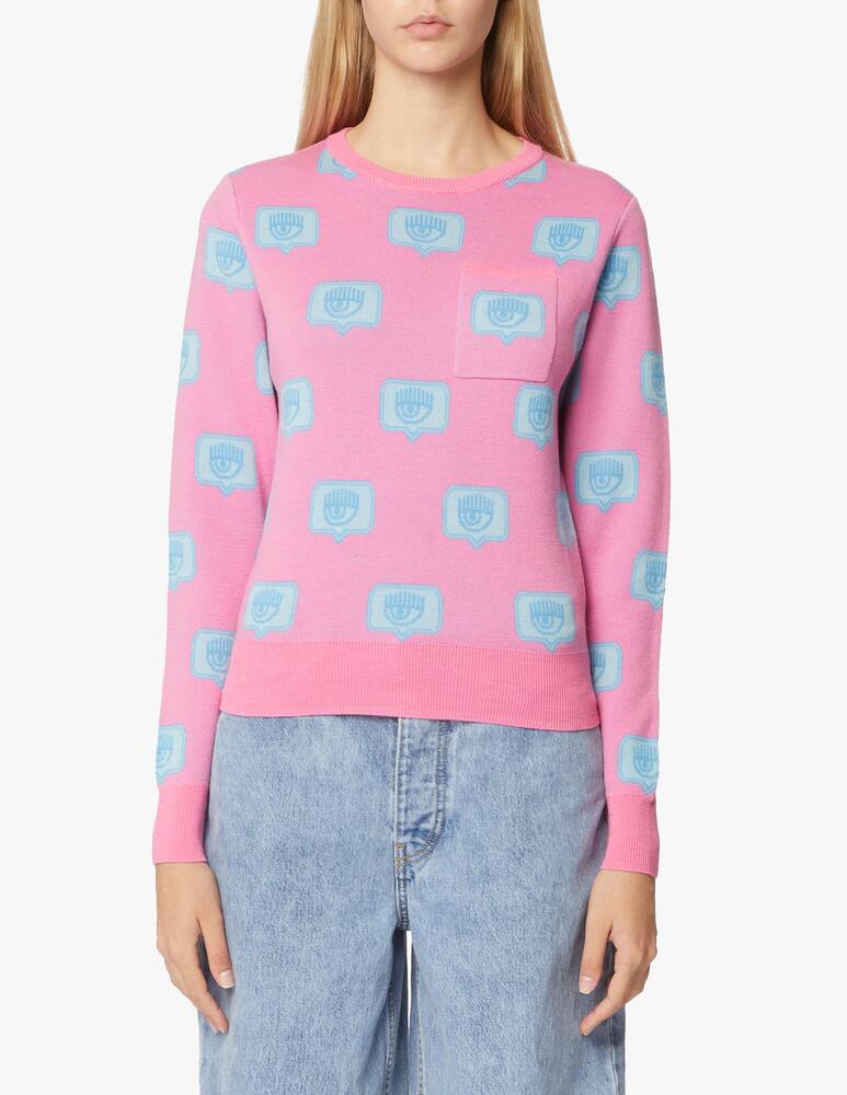 rinascente Chiara Ferragni Eyelike jumper