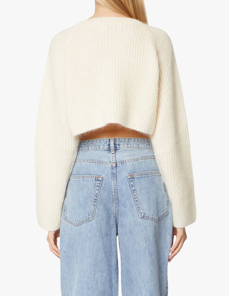 rinascente Chiara Ferragni Maglione crop in lana e mohair