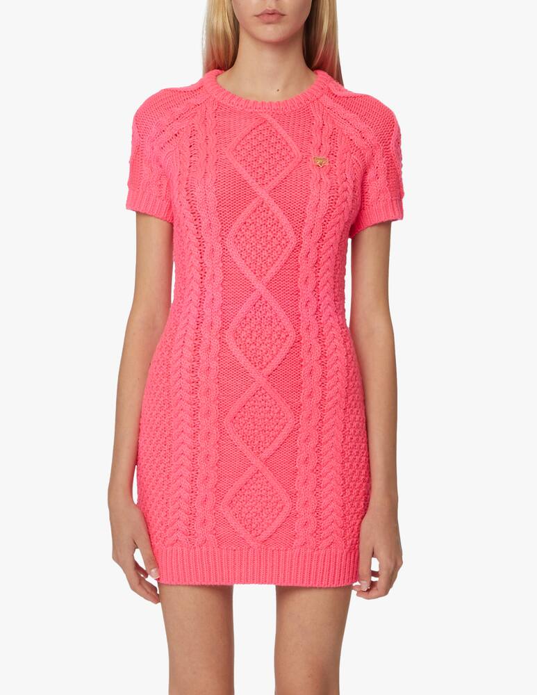 rinascente Chiara Ferragni Cable Fluo mini dress