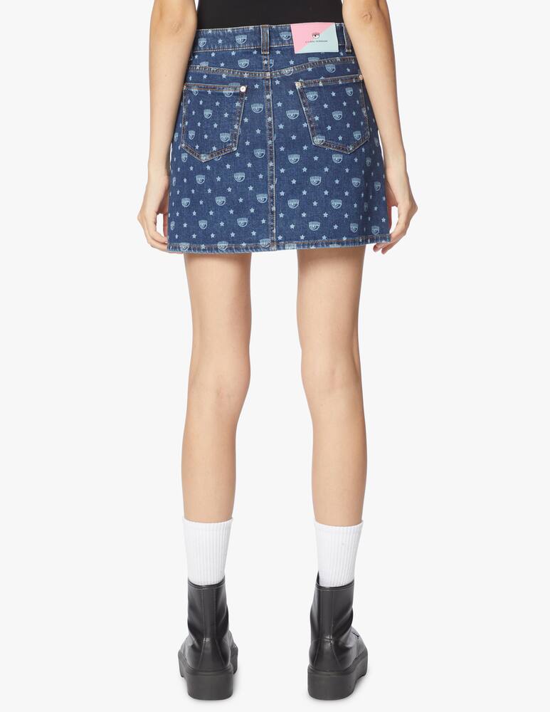 rinascente Chiara Ferragni Minigonna in denim Eye-star