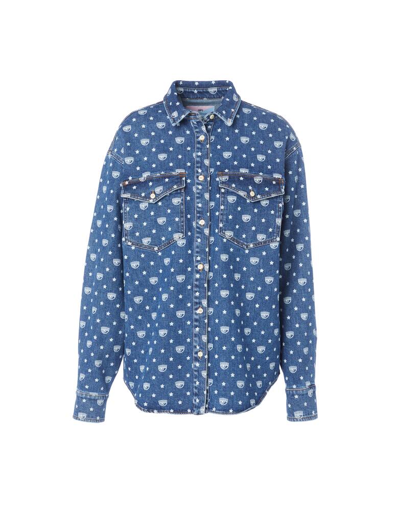 rinascente Chiara Ferragni Camicia classica denim Eye-star