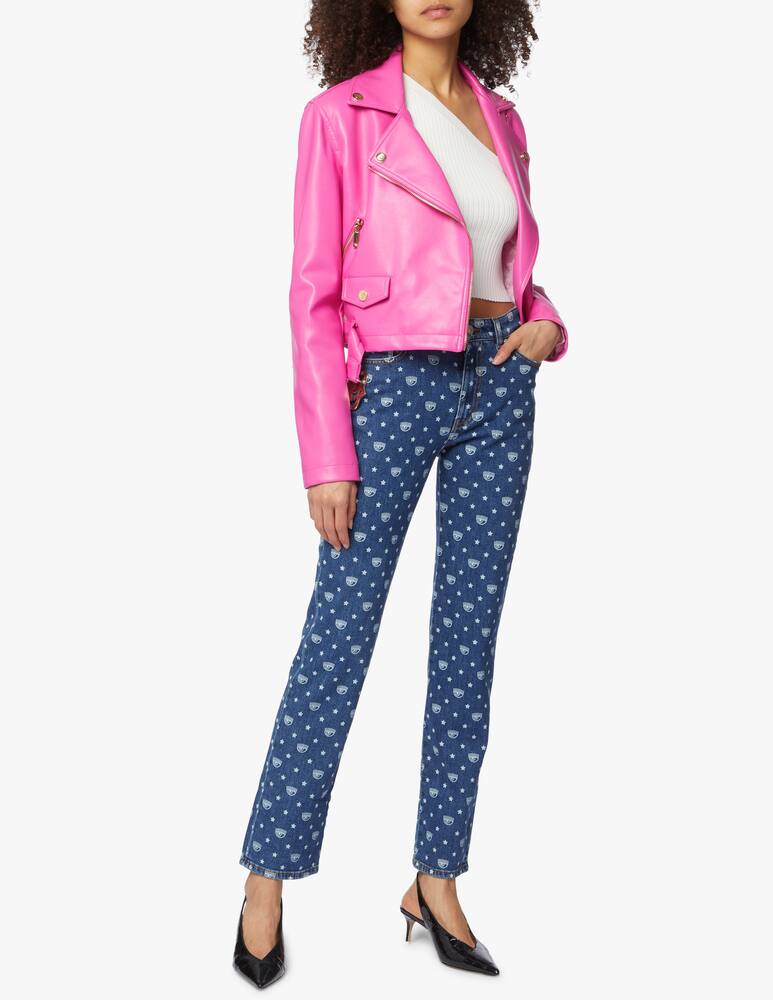 rinascente Chiara Ferragni Logomania eye-star jeans