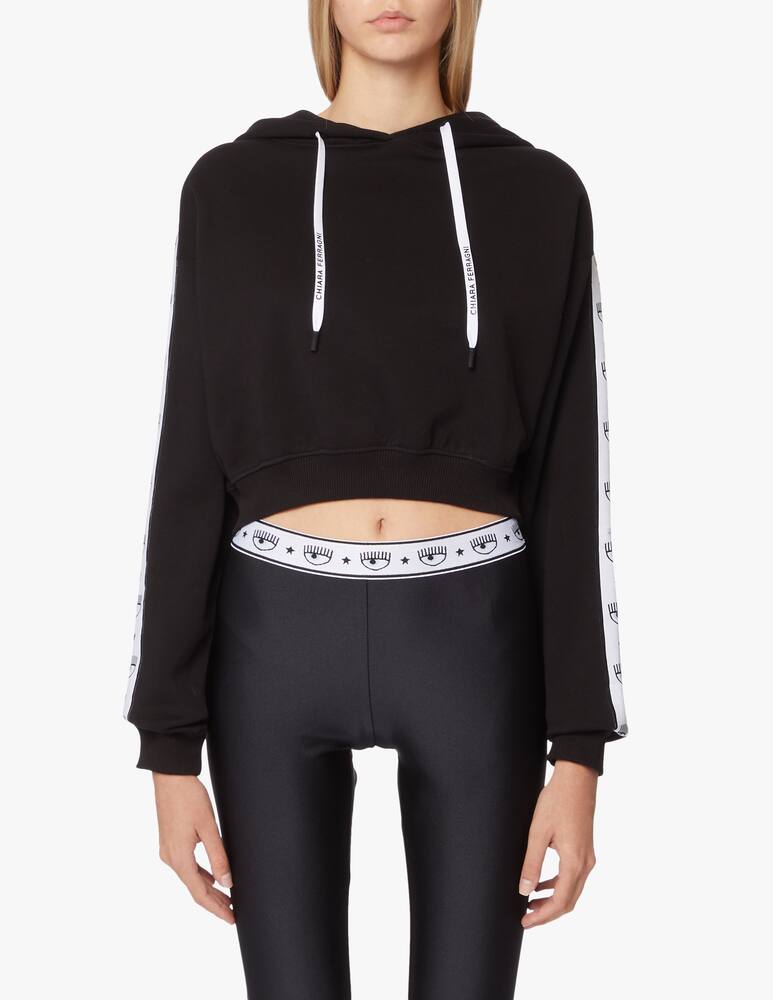 rinascente Chiara Ferragni Felpa con cappuccio Logomania