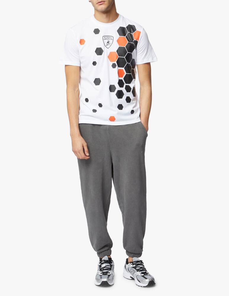 rinascente Lamborghini Maglietta girocollo esagoni jersey