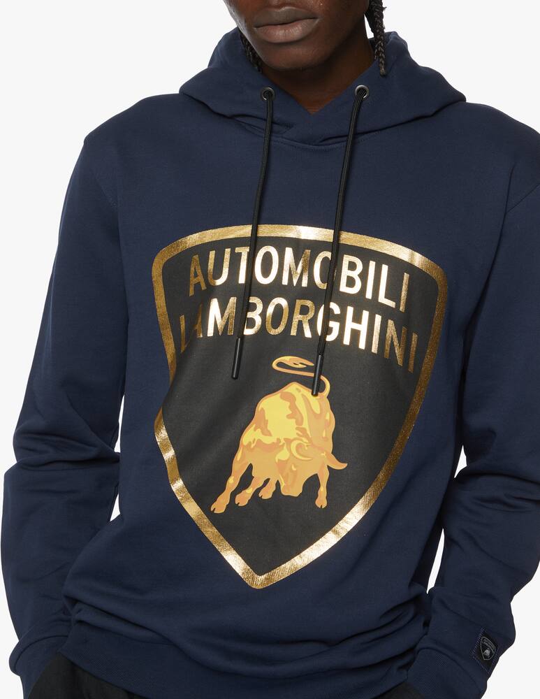rinascente Lamborghini Organic cotton big logo hoodie