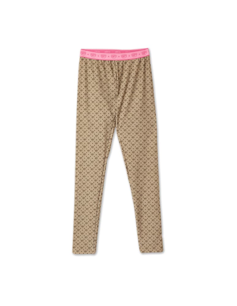 rinascente Chiara Ferragni Leggings monogramma - oro