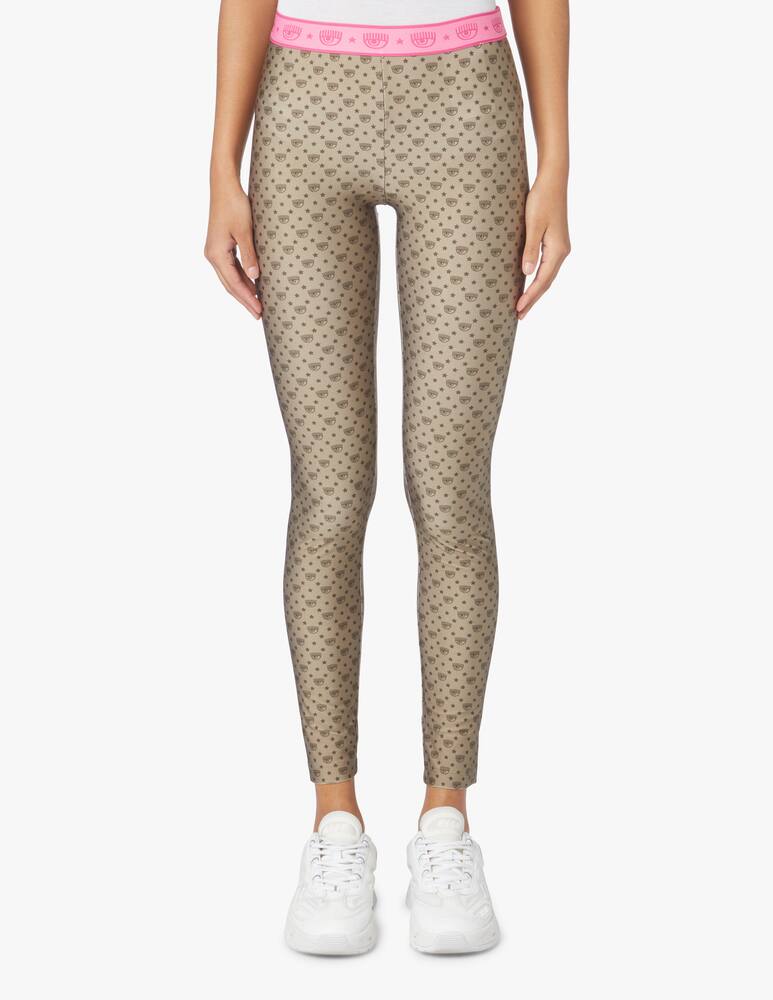 rinascente Chiara Ferragni Leggings monogramma - oro