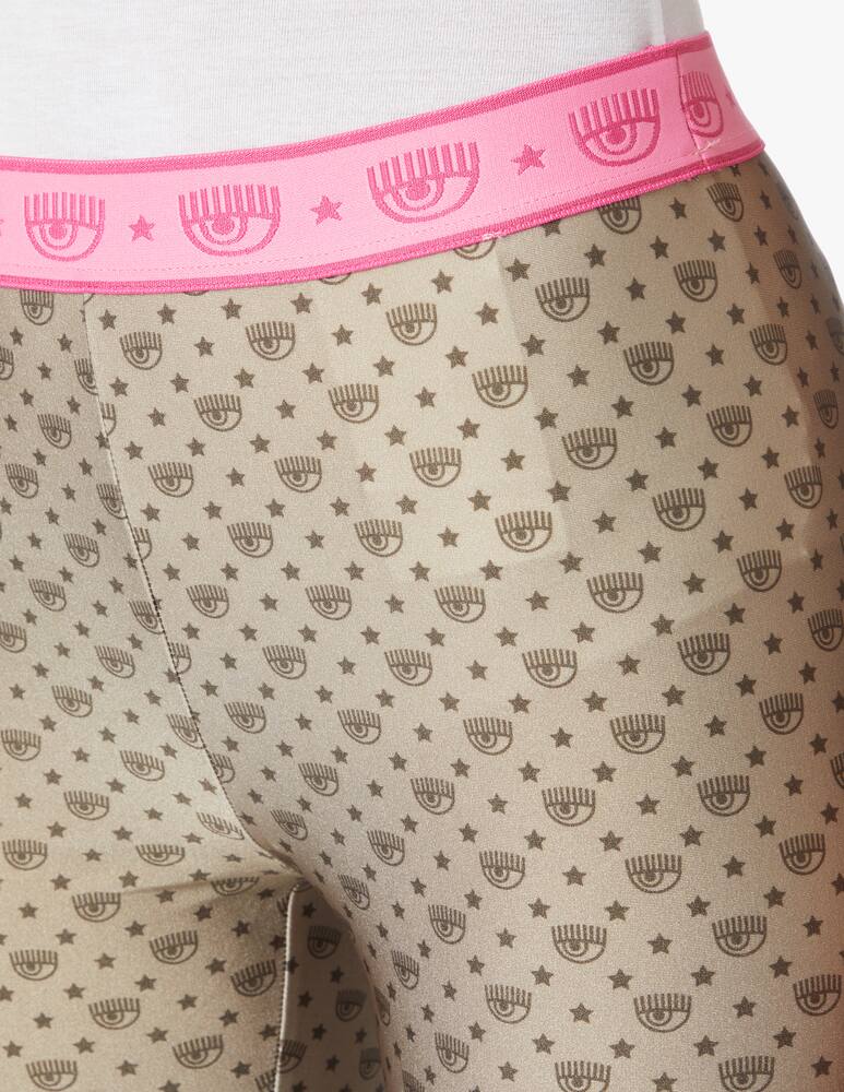 rinascente Chiara Ferragni Leggings monogramma - oro
