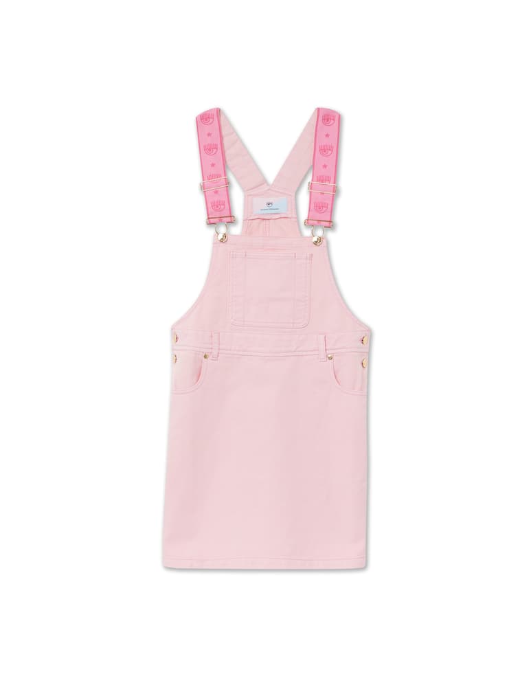 rinascente Chiara Ferragni Denim mini playsuit - pink