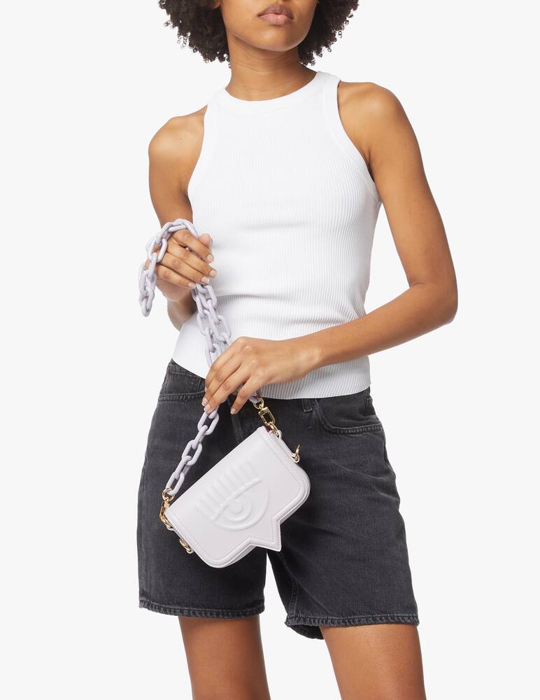 rinascente Chiara Ferragni Eyelike S Smooth bag - lilac