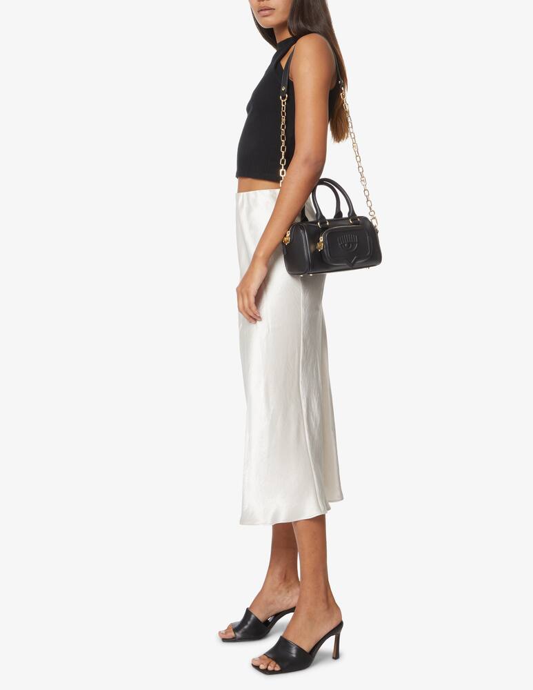 rinascente Chiara Ferragni Eyepckt S satchel bag - Black