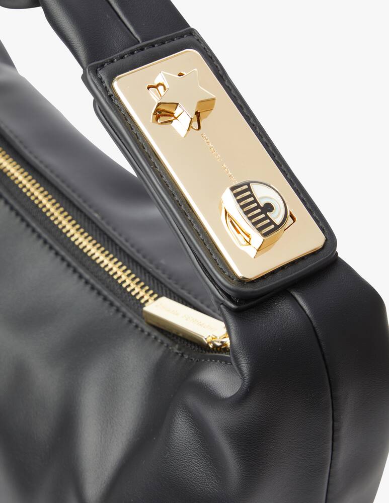 rinascente Chiara Ferragni Eyestar S hobo bag - black