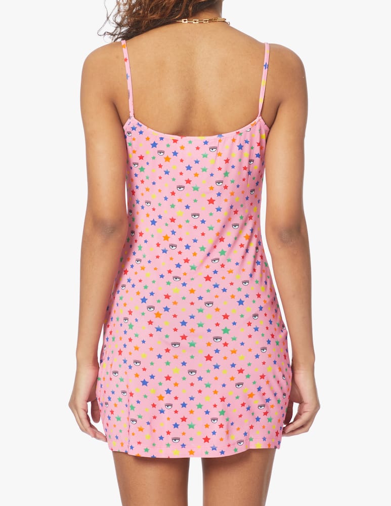 rinascente Chiara Ferragni Vestito mini con spalline - rosa