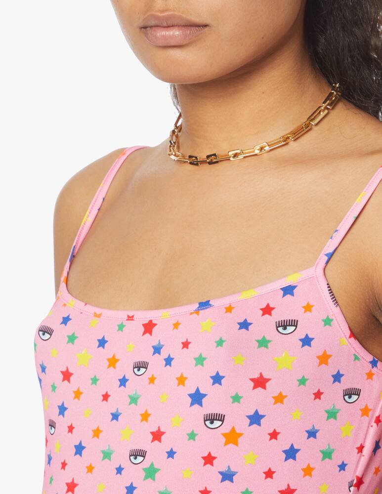 rinascente Chiara Ferragni Vestito mini con spalline - rosa