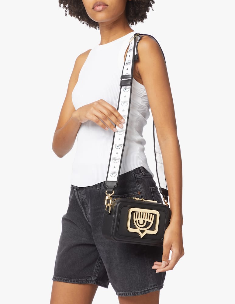 rinascente Chiara Ferragni Eyelike Met crossbody bag - black