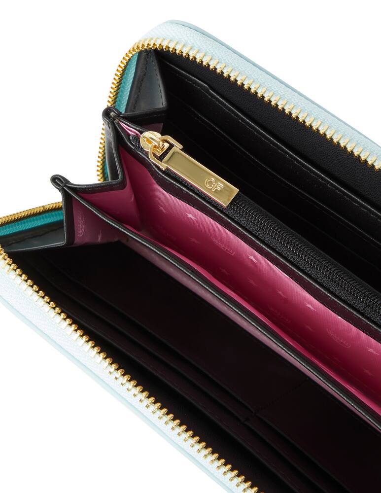 rinascente Chiara Ferragni Portafoglio zip Eyelike L - azzurro