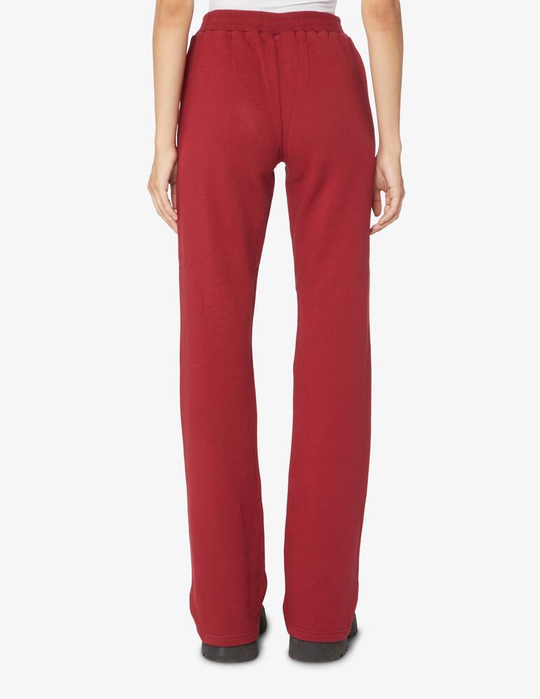 rinascente Chiara Ferragni Trousers with maxi logo - Red