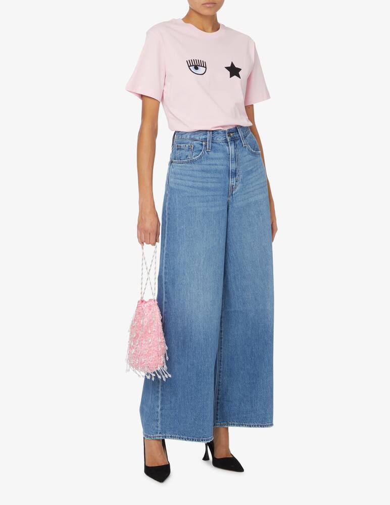 rinascente Chiara Ferragni T-shirt in cotone Eye star - Rosa