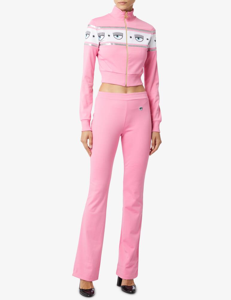 rinascente Chiara Ferragni Tuta intera con zip Malilogomania - Rosa