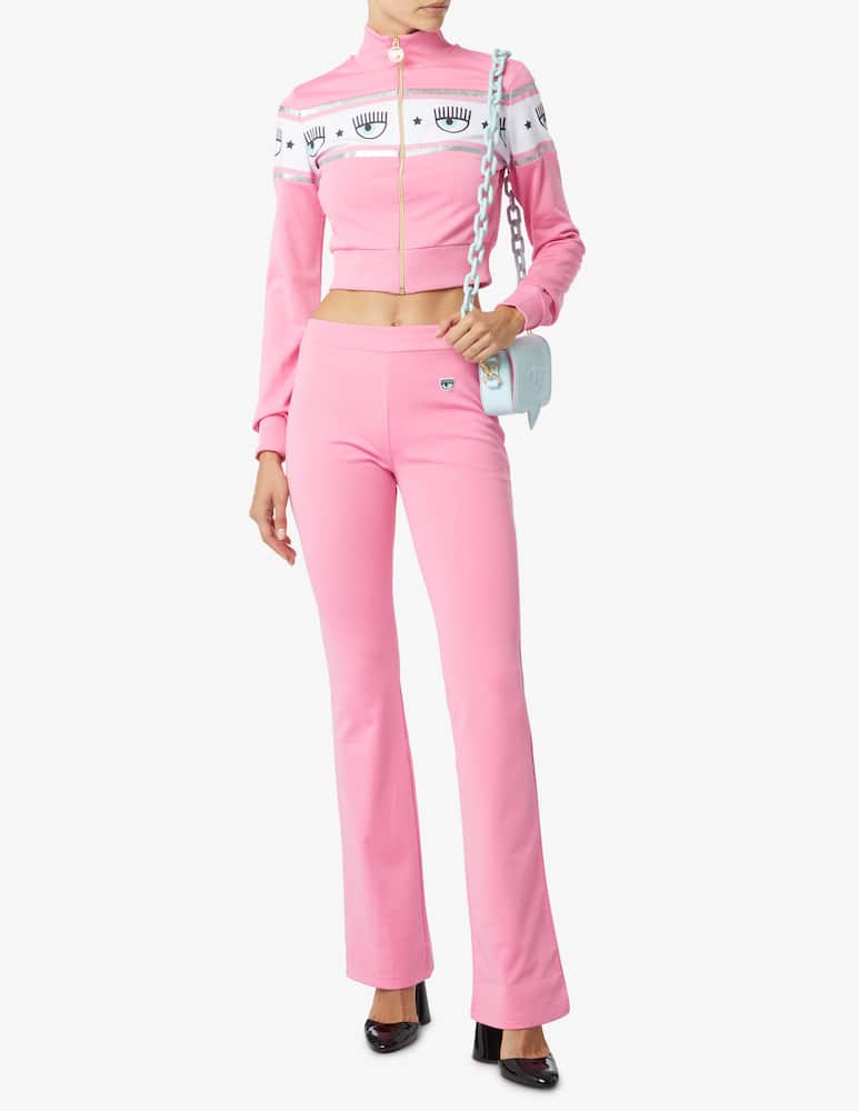 rinascente Chiara Ferragni Tuta intera con zip Malilogomania - Rosa